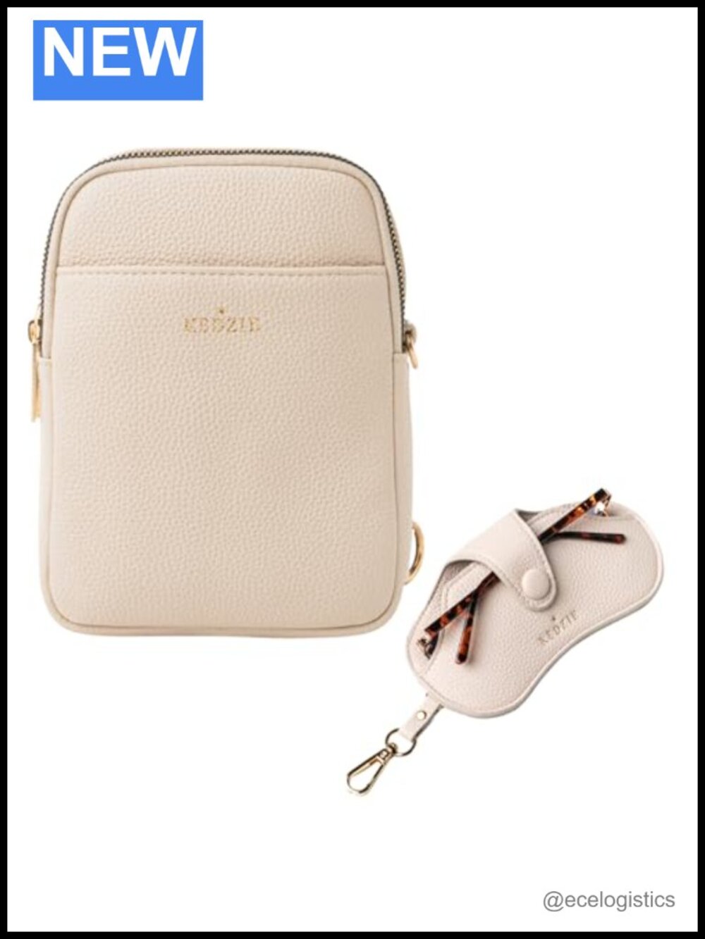 Convertible Sling Bag with Eyewear Case for Women